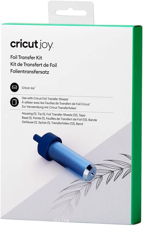 Cricut Joy™ Foil Transfer Kit; Create stunning foil effects on a variety of projects; Embellish with ease by following prompts in the Cricut Joy™ app; Polished, long-lasting results; Requires Cricut® Foil Transfer Sheets